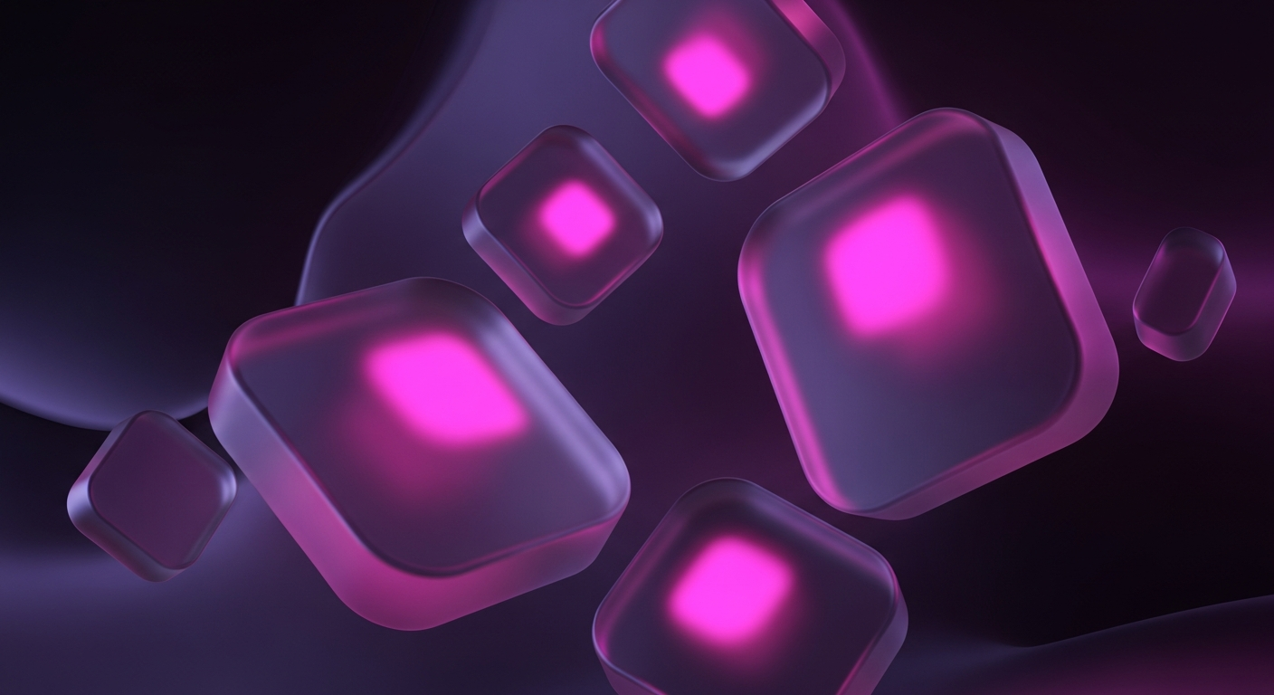 Abstract Glowing Pink